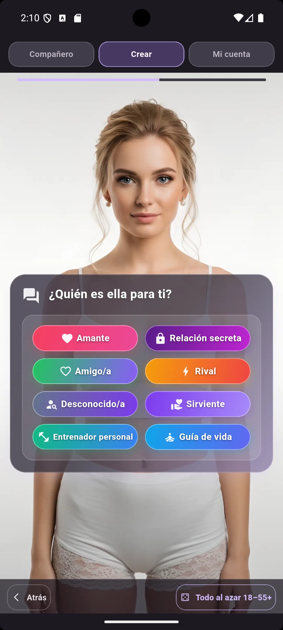 Climaxoid 8 roles de roleplay: romántico, casual, creativo